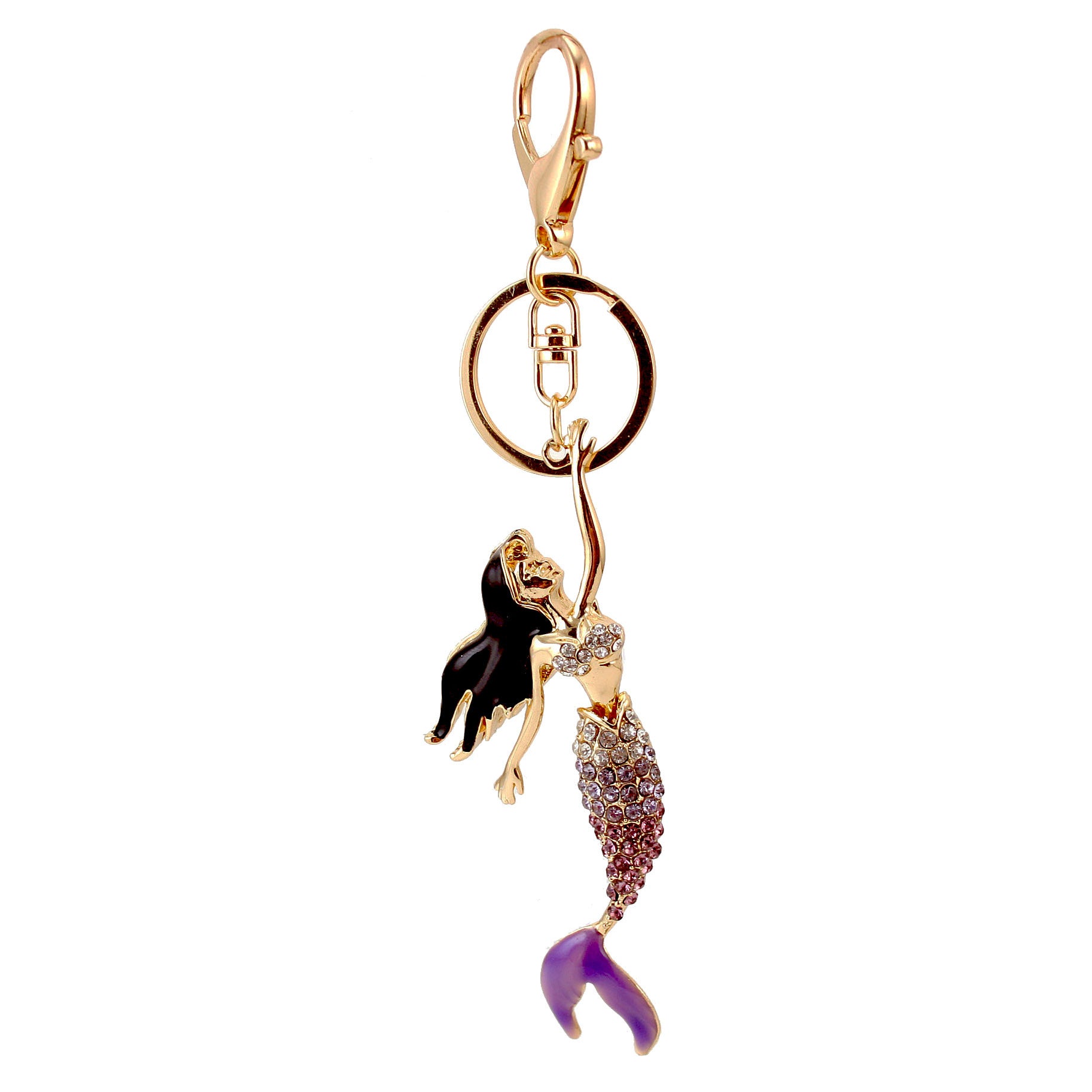 Wholesale Cartoon Mermaid Car Zinc Alloy Keychains
